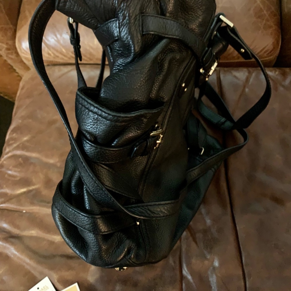 Ex large Michael Kors black pebble leather purse - Picture 5 of 7